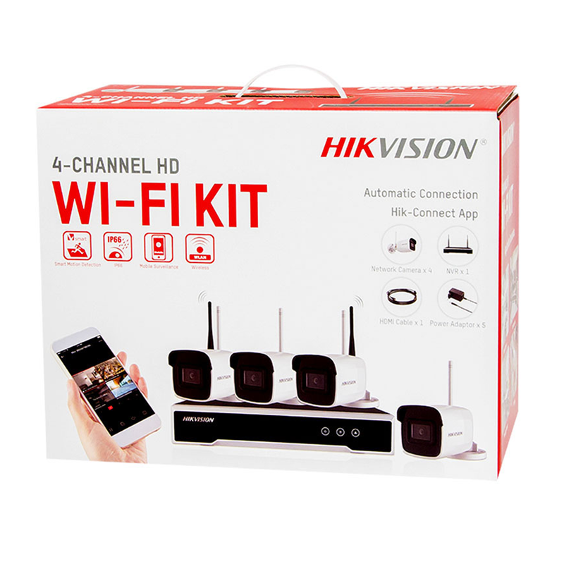Bộ Kit 4 Camera Wifi Hikvision 4MP-1
