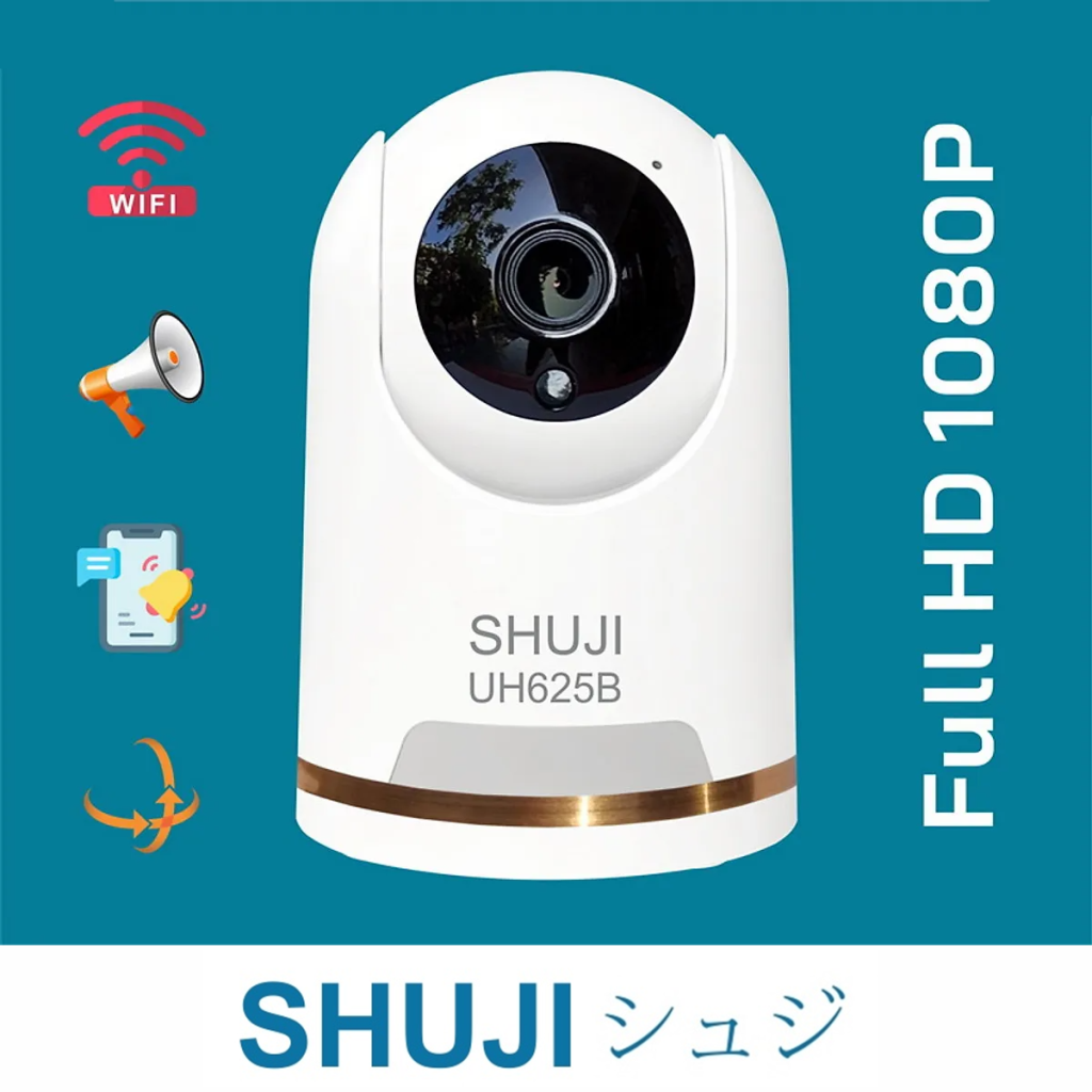 Camera Wifi SHUJI UH625B (Full HD 1080P, Xoay 360)