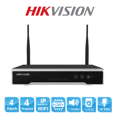 Bộ Kit 4 Camera Wifi Hikvision 4MP-3