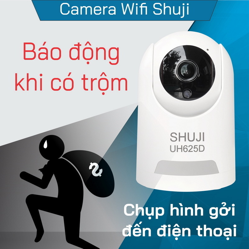 camera shuji-uh625d chống trộm